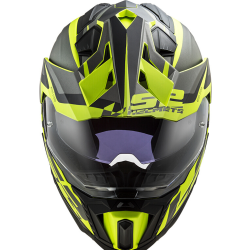 Kask motocyklowy Dual Sport LS2 Explorer Alter H-V Yellow